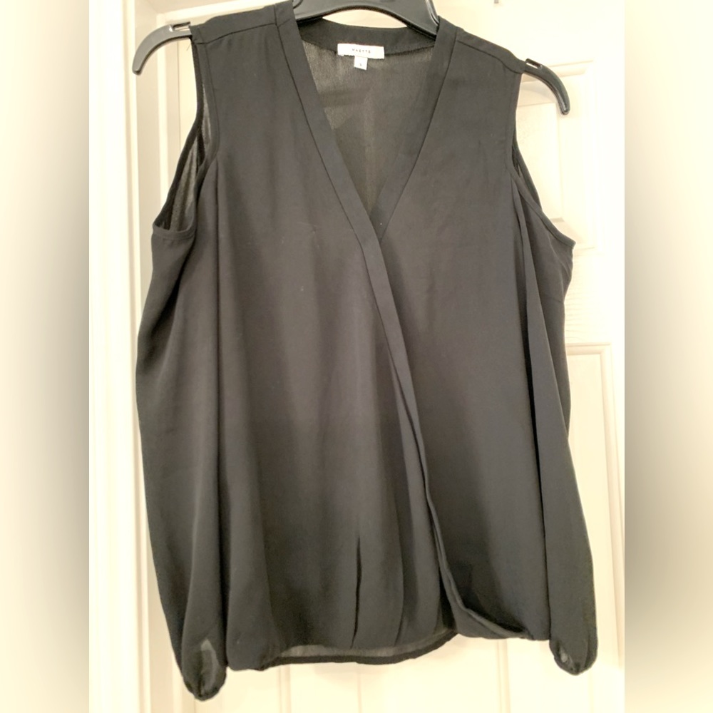 Stella & Dot black dressy top